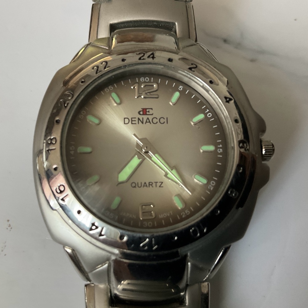 Denacci Silver Quartz Watch